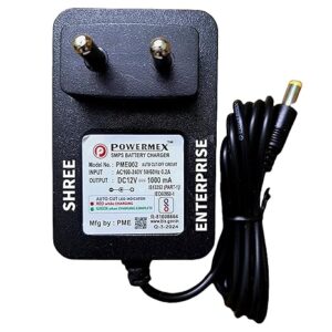 Kids Auto PME002 Charger for Kids Ride On Electric Car Battery Charger Black Colour