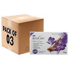 Kozicare Saffron Soap 225gm Each