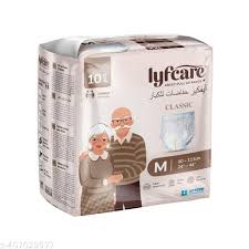 Lyfcare Classic PullUp Pants Waist Size XL 10pcs