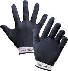 Young Wings Solid Protective Men Women Gloves Pack of 2 Pairs Black