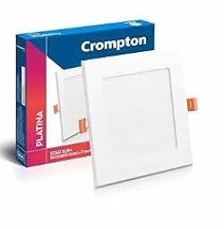 Crompton Star Slim Recessed Downlighter 18W Square Natural White