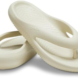 Crocs Mellow Recovery Flip bone Slipper Beige Colour Size 26