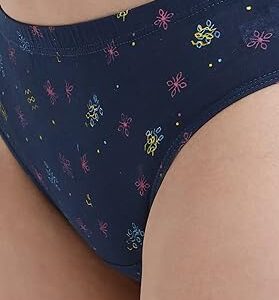 Rupajon Womens Cotton Printed Panty size 100cm Blue Colour