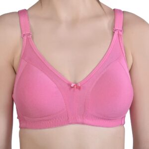 Alishan Womens Pink Non padded Bra Size 36 to 90cm