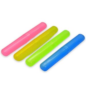 Private Lable Toothbrush Case Multicolor Dustproof PACK OF 4