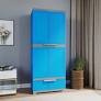 Nilkamal Freedom FMDR 1B Plastic Storage Cabinet with 1 Drawer Deep Blue Grey