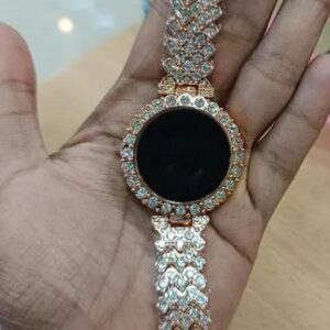 Private Lable Stylish Elegance Gold LED Touch Screen Digital Display Watch For GirlsWomen Gold Digital Watch