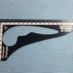 Khyati Designer Triangle Pattern Tool 65 x 3 inch Plastic