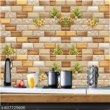 Private Lable Wallpaper for Living Room Bed Room Kitchen Hall Peel and Stick Vinyl 40 x 100Cm PACK OF 3PCS