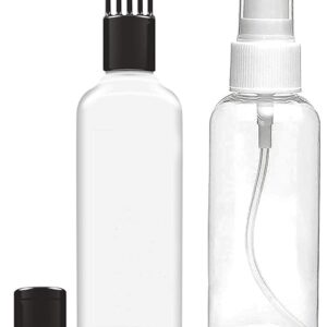 Private Lable Root Comb Applicator Bottle Scalp Treatment Bottle Plastic Hair Tools Accessories pack of 2