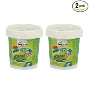 Gold Tokyo Premium Turtle Food Container 45g Pack of 2