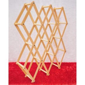 Privat Lable VRB DecTM 1 Pcs Ganpati Decoration items for Home Backdrop stand Brown Colour Wood