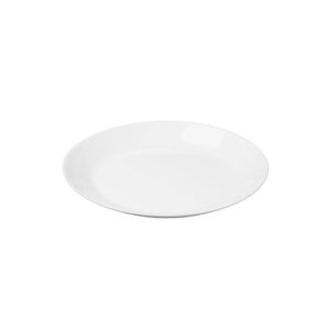 Privat Lable IKEA Tempered Glass Plates Pack of 6 Pieces White 25 cm White Colour
