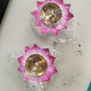 Private Lable Lotus Design Pure Brass Kamal Deepdiyas 4 inches high Quality kuber deepam pack of 2