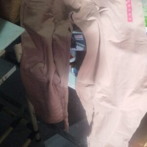 YOUSTA Women Loose Fit Straight Track Pant M SIZE light brown colour