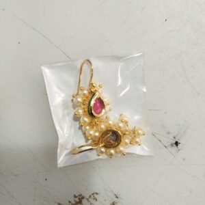 Private Lable CLASSY WHITE STONE BUGADI pack of 2