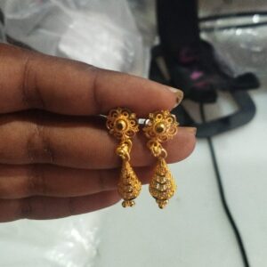 Private Lable Trendy Earrings Studs gold colour