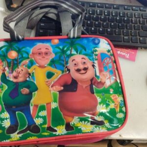 Private Lable Fast look Lunch Bag for Kids Tiffin Bag for Kids Cartoon Printed Waterproof Lunch Bag Multicolor 12 L