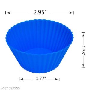Private Lable OPERA OVERSES Set of 7 silicone muffin mold cases cup for kitchen muiltcolour