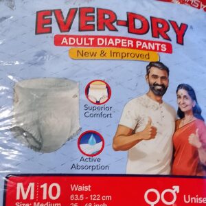Everdry Adult Diaper Size M 10 Units Pack of 1