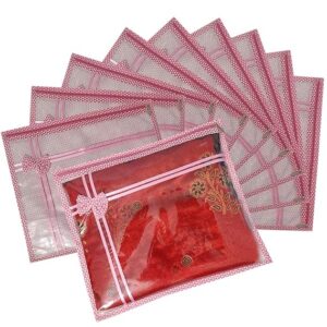 Private Lable Single packing saree covers storage bags for wardrobe organizer Set Of 12 Saree Bags multi colour