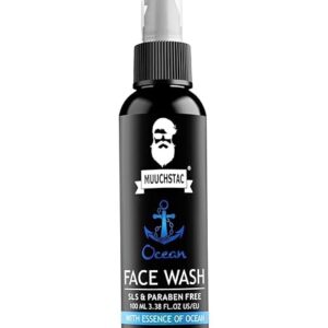 MUUCHSTAC Ocean for Men Fights Acne Pimple Skin Brightening All Skin Types Face Wash 100 ml