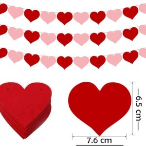 Party Propz Banner For Decoration Be Mine Banner 2pcs Red Colour