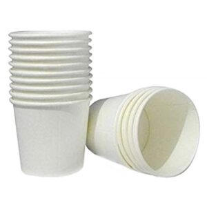 Private Lable White Paper Cup Disposable Glass 200ml Pack of 25