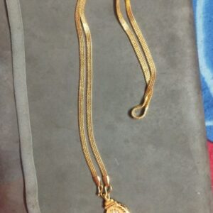 Private Lable Gold Plated Chain With Om Doller