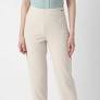Van Heusen Women Beige Solid Casual Trousers Pant Cream Colour Size 30