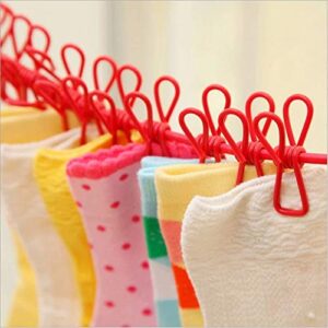 Private Lable Cloth Drying Ropes with Hook Stretchable Cloth Hanging Rope