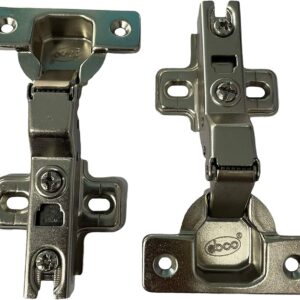 Ebco Euro Slow Motion Hinge Regular Silver 1 pair