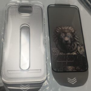 iHUSLE HD Magic Box Tempered Glass Screen Protector Guard for iPhone 1 Pack with Auto Alignment Kit For IPhone 15