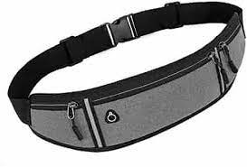 Private Lable Waist Bag for Running Gym Slim Chest Bag Fanny Pack for Men Women with Adjustable Strap grey