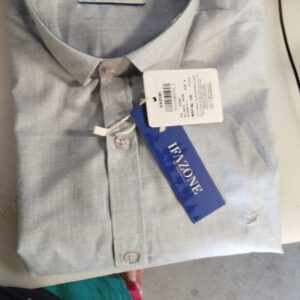 Ifazone Men light Blue Slim Fit Shirts s size