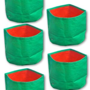 Private Lable Manu s Natural Care Terrace Gardening Leafy Vegetable Grow Bag Pack of 5