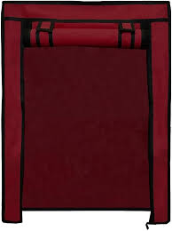 Private Lable 4 Layer Shoe Rack Cover Only Marroon Colour