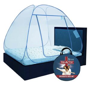 Tri Active Foldable Mosquito Net Sky Blue Colour