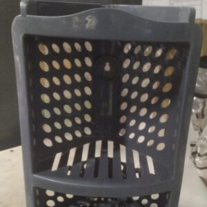 Private Lable 3 Layer Plastic Bathroom Corner Wall Shelf grey colur