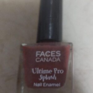 Face canada Ultime Pro Splash Nail Enamel for girls and women 8ml plum colour
