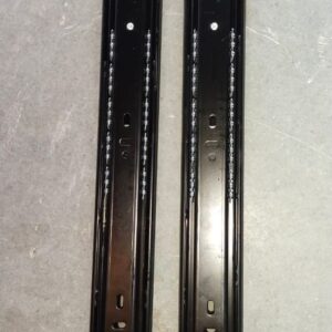 Private Lable Glidox Telescopic Channel Drawer Slide Size 10 2 pcs black colour