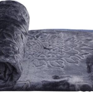 Private Lable Blanket for double bed navy blue colour