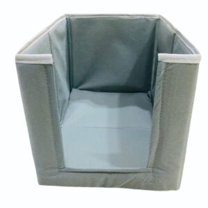 Private Lable Woven Shirt Stacker colth storage for home grey colour