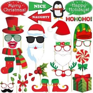 Party Propz merry christmas photobooth propz Christmas Decorations 27 Pcs Christmas Props