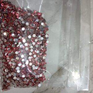 Private Lable 3mm Round Shape Stone for embroideryaari work material stone for craft bead stones kundan stones