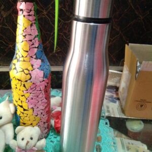 Private Lable Stainless Steel Sports Water Bottles Steel Bottle 1 Litre Pack of 1