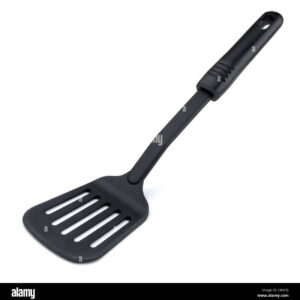 Private Lable Black Plastic Spatula 1 pcs