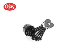 Private Lable 8 Pcs Measuring Spoon Black For Home