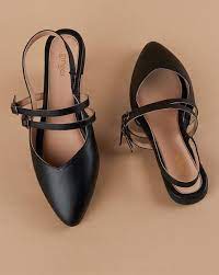 GINGER Women Ballerinas With PU Upper black size 36