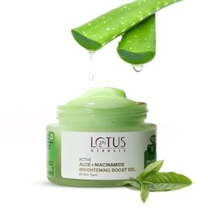 Lotus Herbals Active Aloe Niacinamide Brightening Boost Gel 50 gm